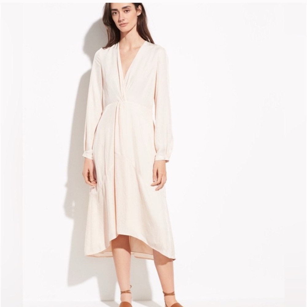 Vince Blush Long Sleeve Dress